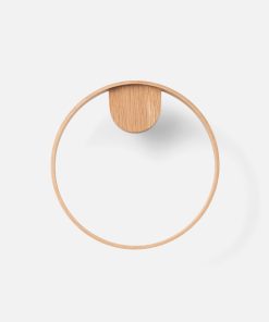 Oak Towel Ring