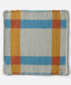 Plaid Wool Rug Swatch