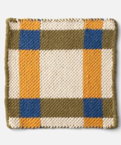 Plaid Wool Rug Swatch